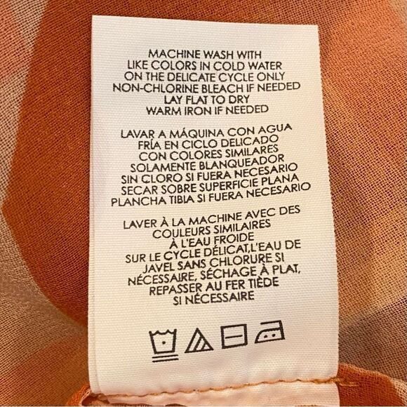 CAbi PINWHEEL SLEEVELESS TOP/TANK L New! Beautiful peach/pink & brick color. - Picture 12 of 12